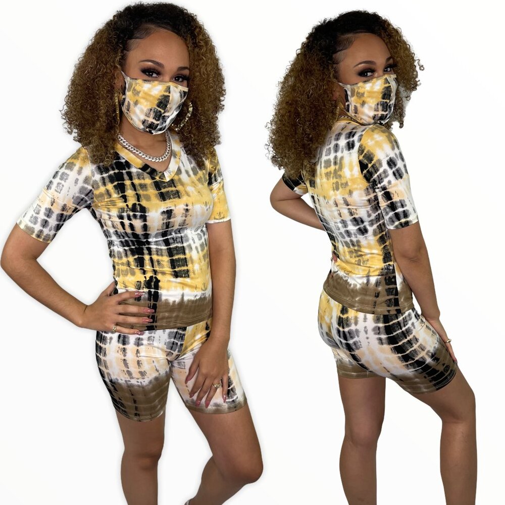 Tye-dye Top & Shorts